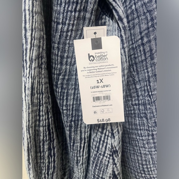 TS Smock Double Cloth Top - Picture 3 of 4